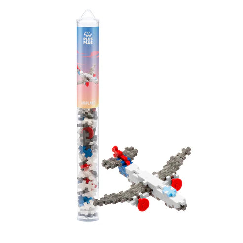 Plus-Plus Tube Airplane