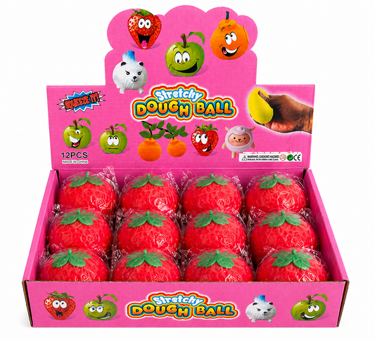 Strawberry Dough Ball Squishy