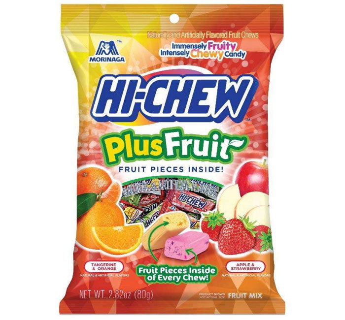 HI-CHEW PEG BAG - PLUS FRUIT (TANG/ORANGE APPL/STRAW)