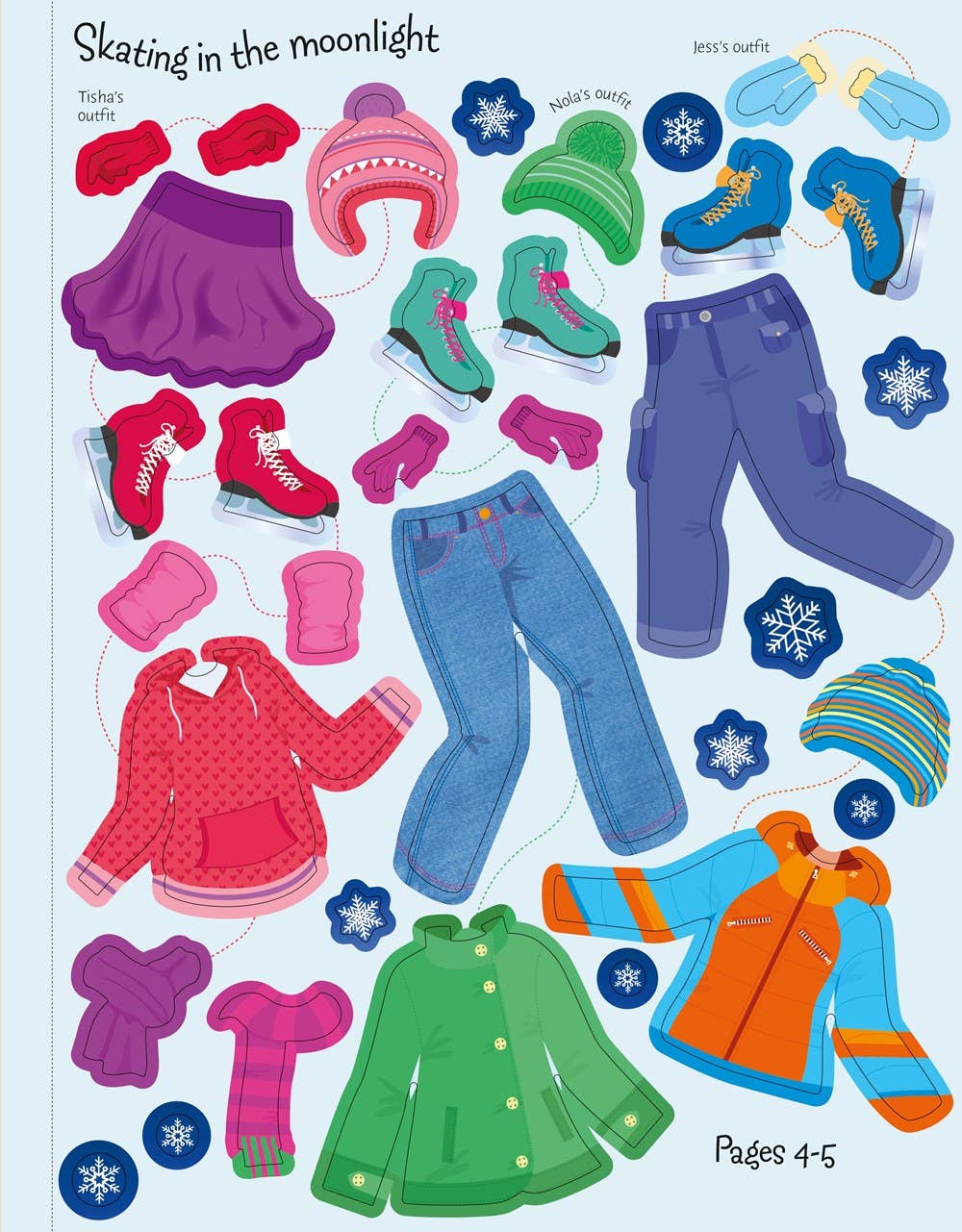 Sticker Dolly Dressing Winter Wonderland : Usborne