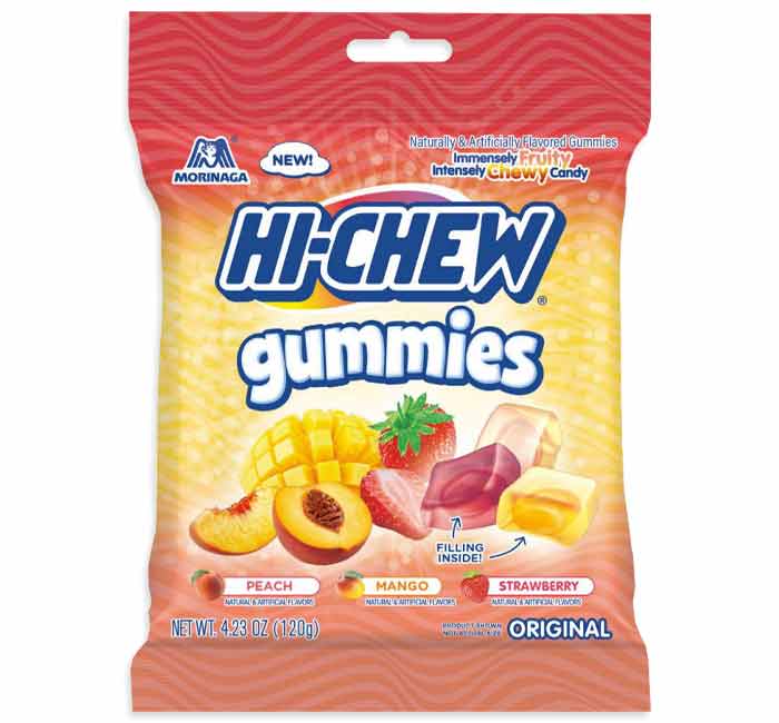 HI-CHEW PEG BAG - ORIGINAL GUMMIES (PEACH MANGO STRAW)