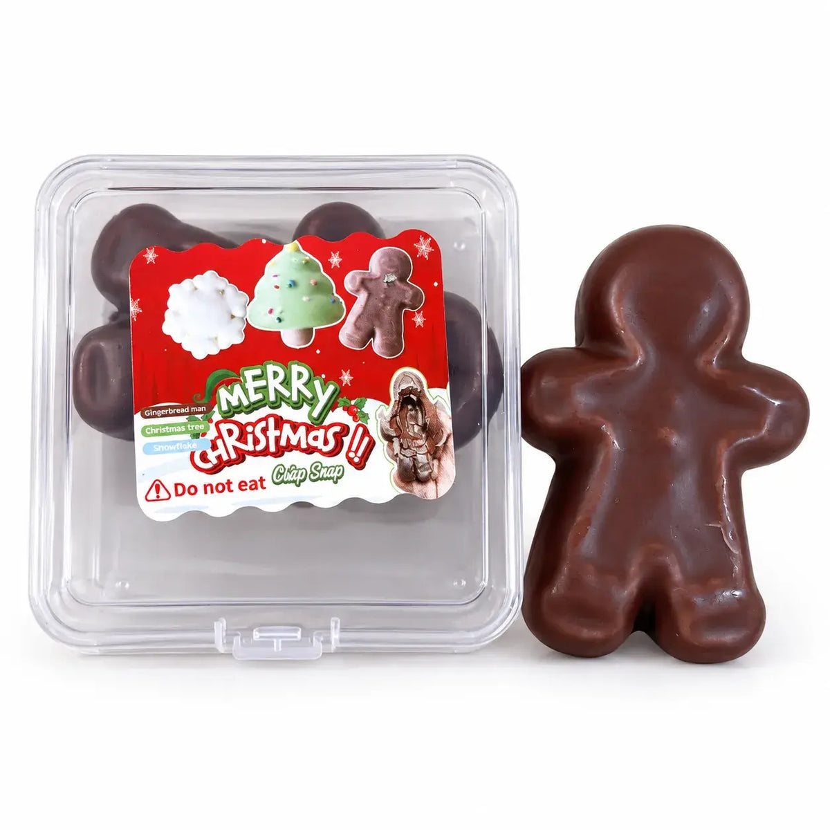 Crispy Shell Christmas Crunchy ASMR Cookie Squishy Stress Relief Toy