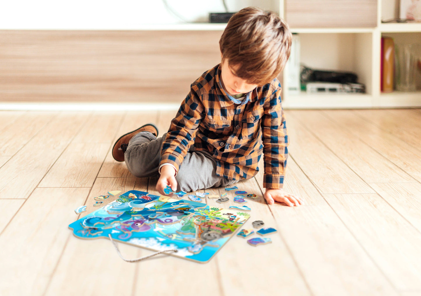 Pirate Magnetic 100pc Puzzle (Speedy Monkey)