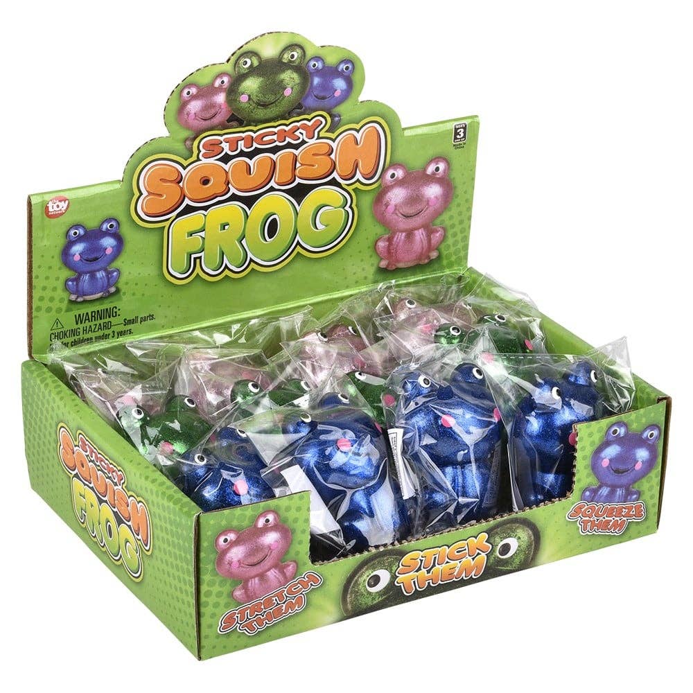 2.25" Squish Sticky Frog