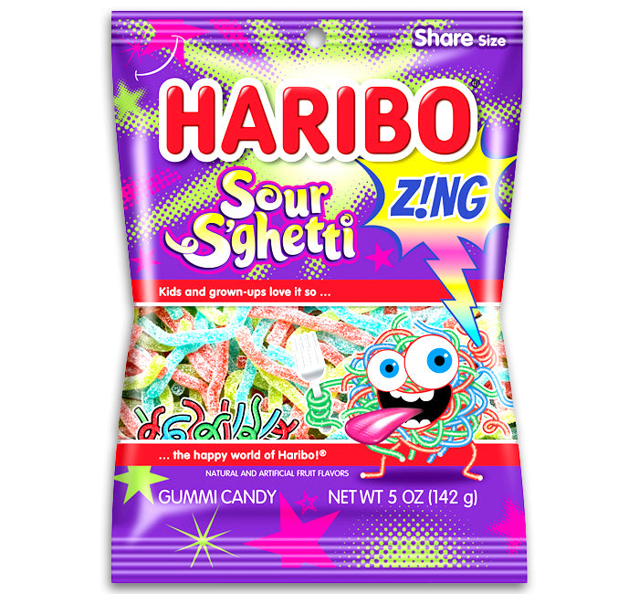 Haribo Zing Sour Sghetti