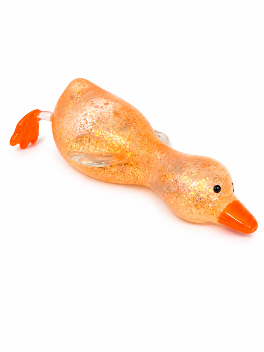 Pinching Duck Glitter Squishy