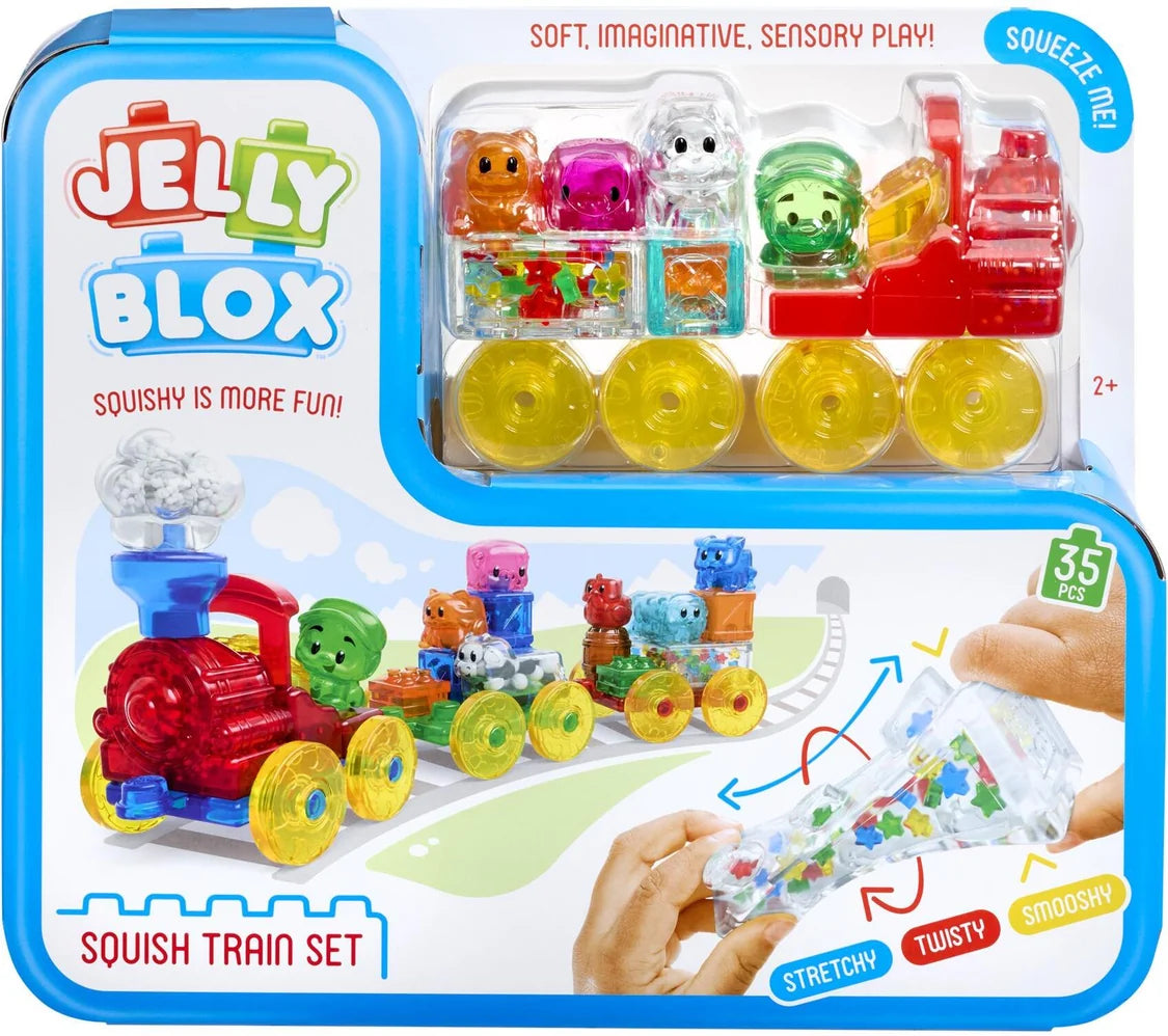 Jelly Blox Squishy Train Set
