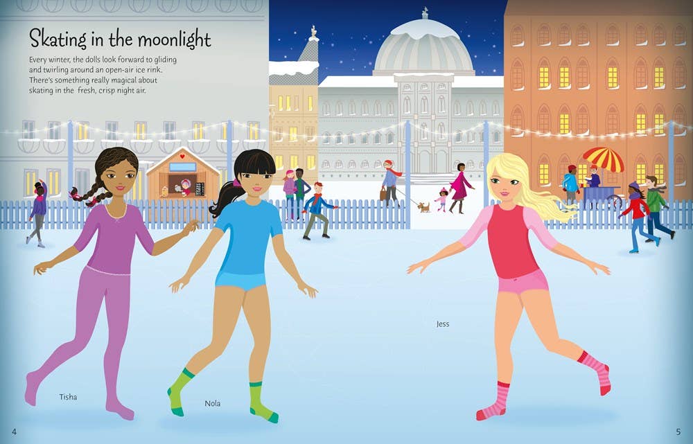 Sticker Dolly Dressing Winter Wonderland : Usborne