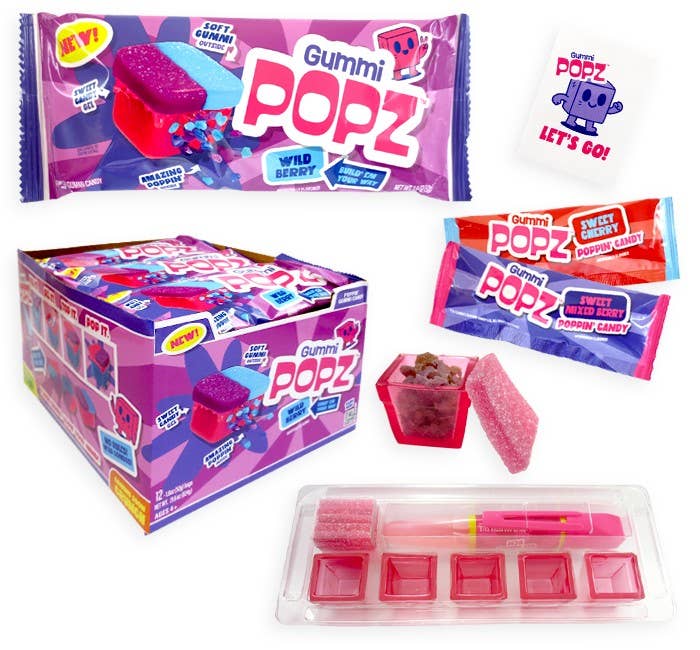 Gummi Popz Wild Berry Gummy Popping Candy Kits
