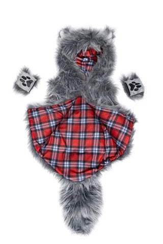 Big Bad Wolf Vest with Gloves (Size 3-4)