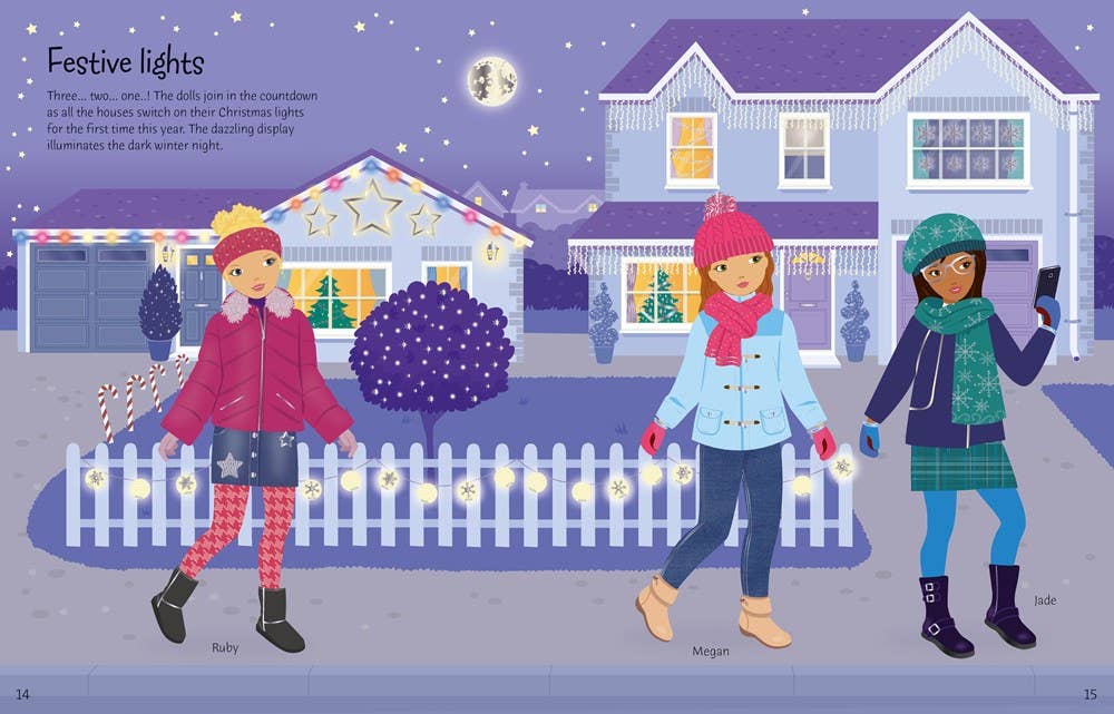 Sticker Dolly Dressing Winter Wonderland : Usborne