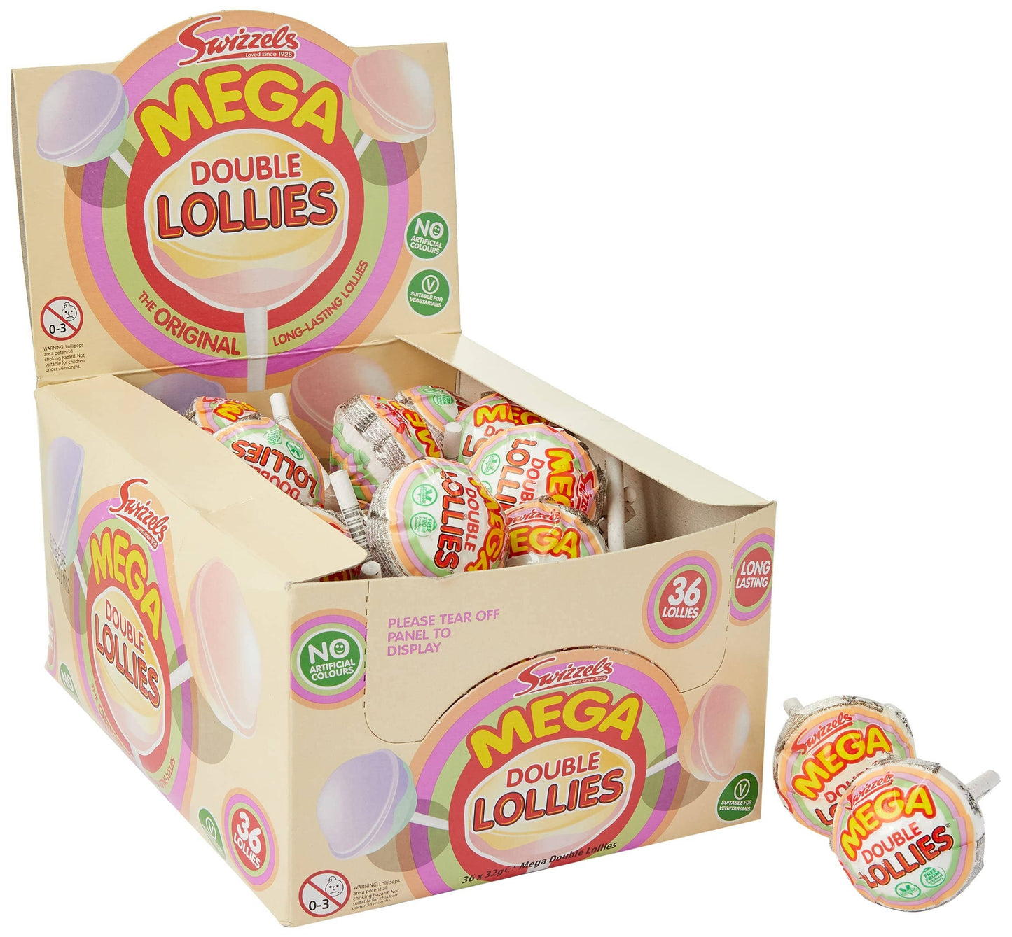 Swizzels UK Import Double Lollies Lollipops