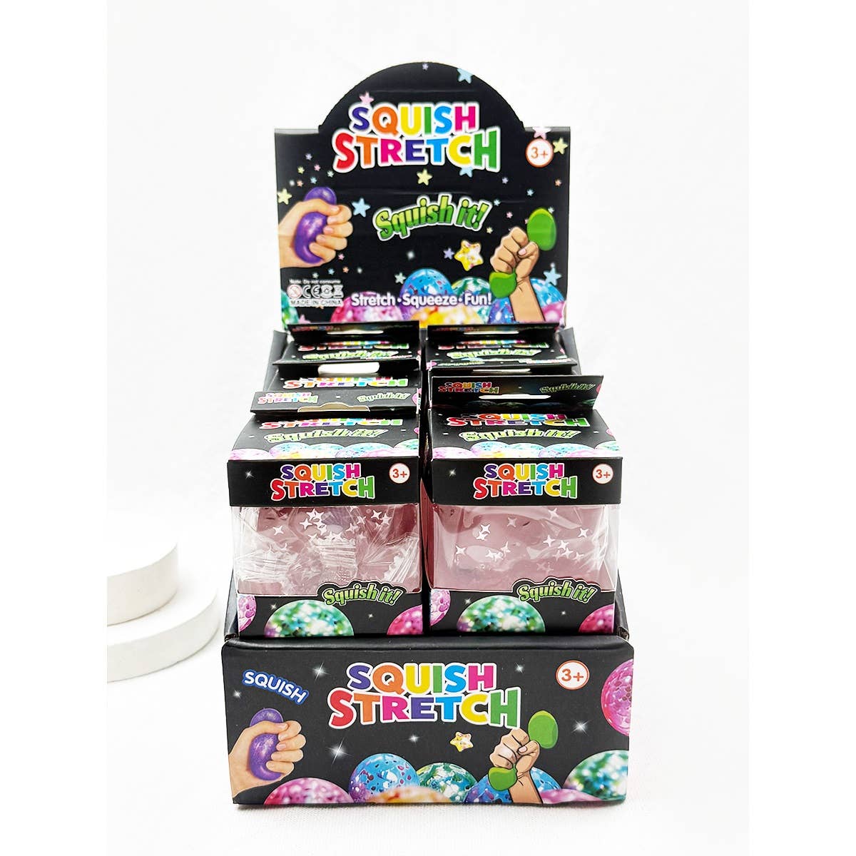 Ocean Glitter Sensory Jelly Cube Squishy Fidget Toy