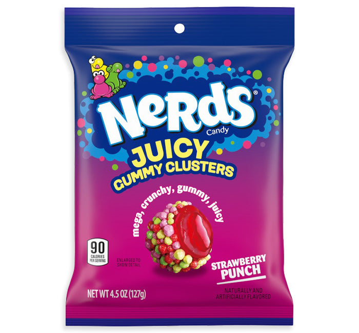 Nerds JUICY Gummy Clusters Strawberry Punch