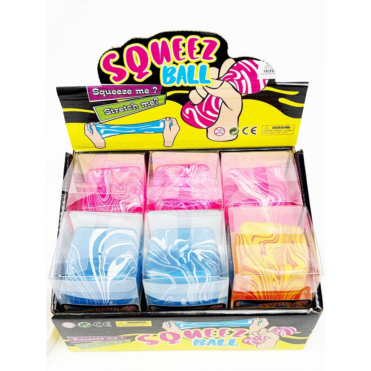 Fluid Pattern Squeeze Cube
