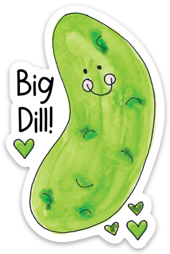 Big Dill Sticker