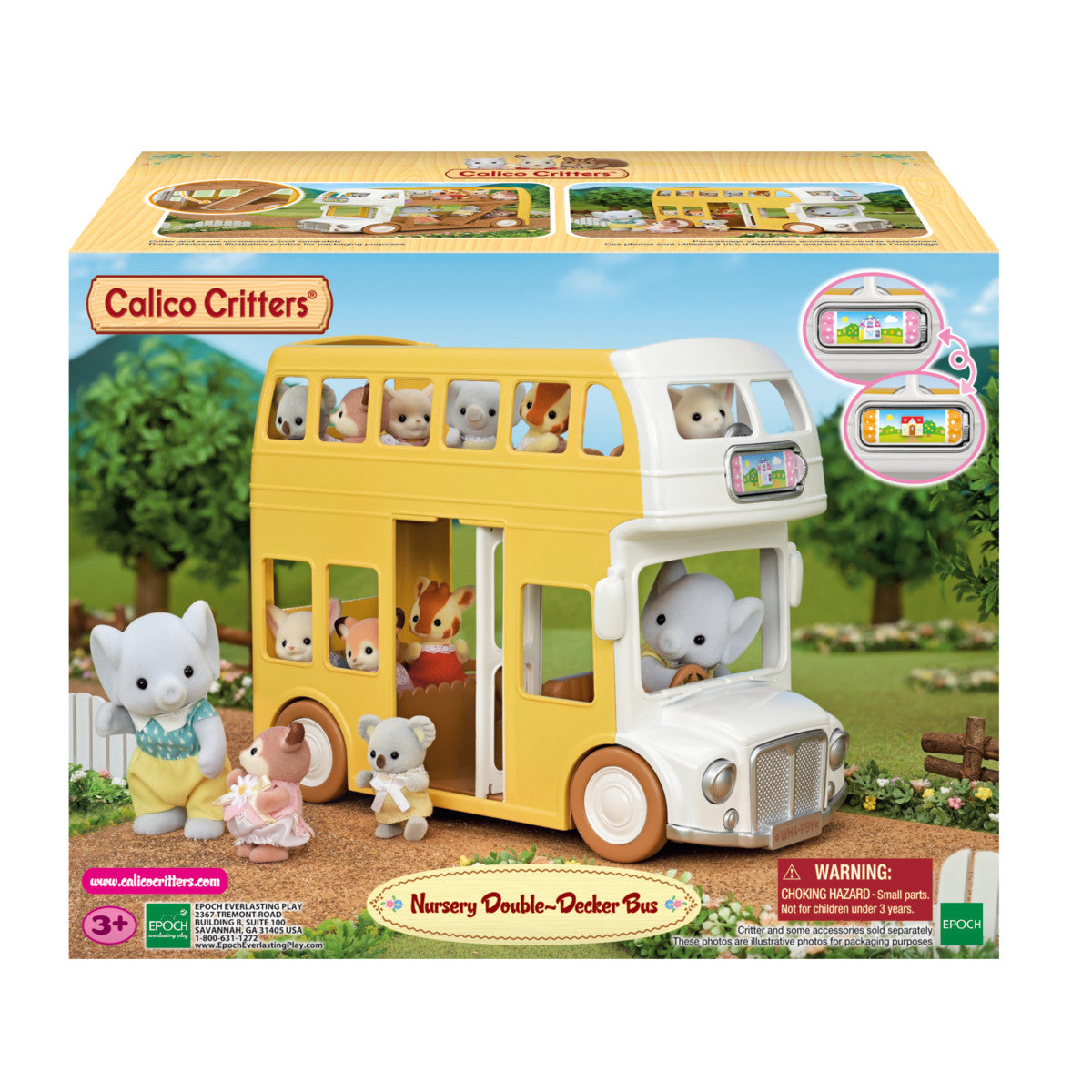Calico Critters Nursery Double Decker Bus (BL)