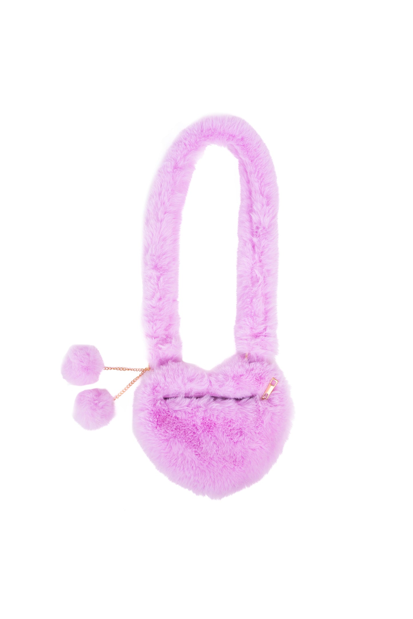 Lilac Love Furry Purse