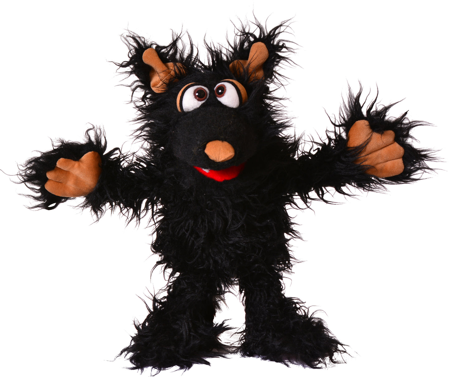 Grif Black Dog 12in Living Puppet