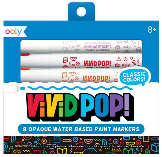 Vivid Pop! Water-Based Paint Markers (Ooly)