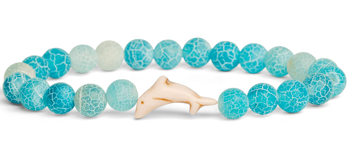 Dolphin Aqua Blue Odyssey Bracelet
