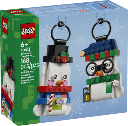 LEGO® Snowman Ornaments