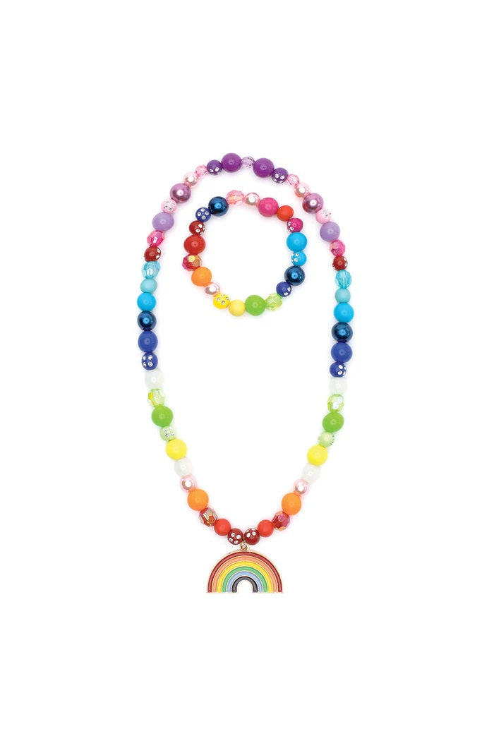 Great Pretenders Necklace Double Rainbo