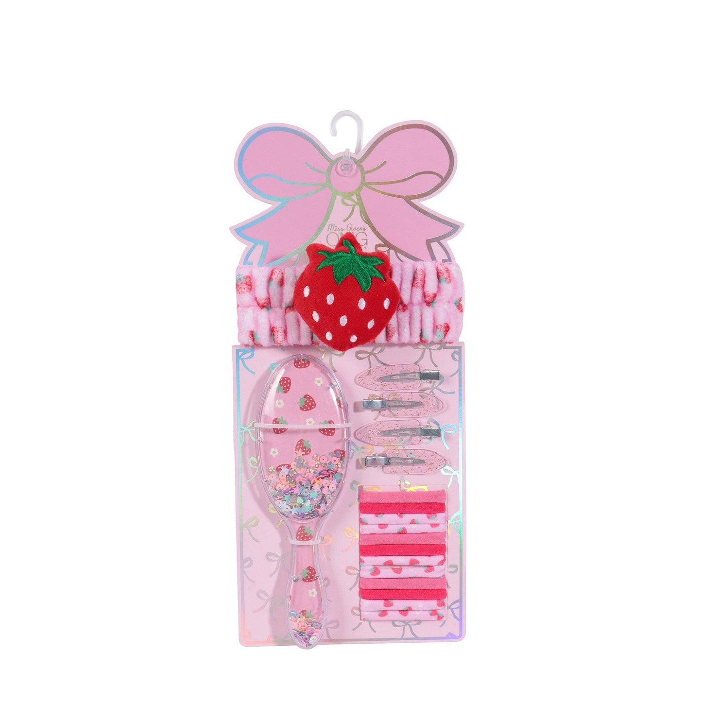 Strawberry Printed Spa Set