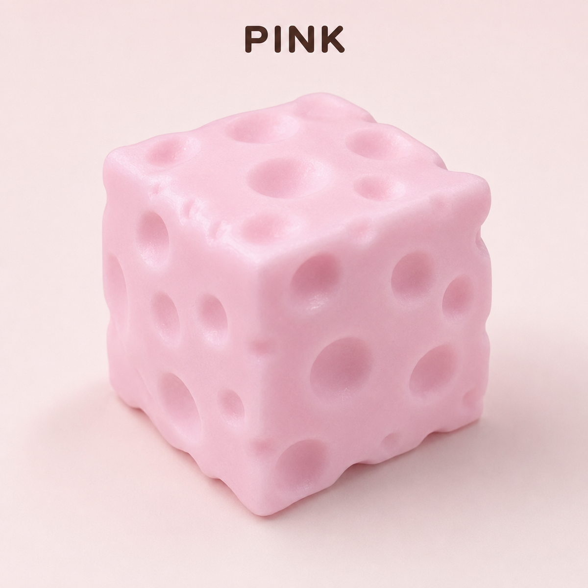Crunchy Cheese Block Squishy Toy