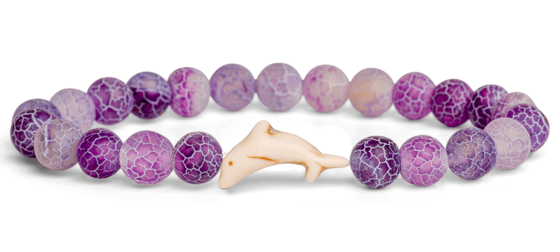 Dolphin Coral Reef Violet Odyssey Bracelet