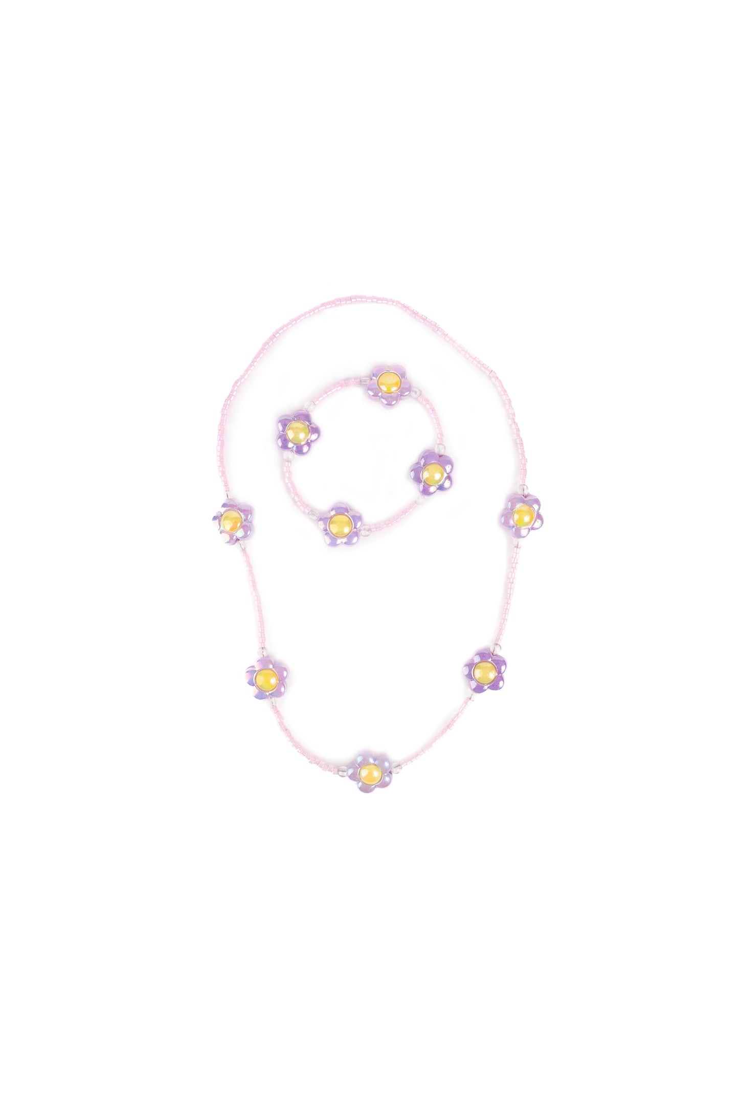 Crazy for Daisies Necklace & Bracelet Set, 2pc