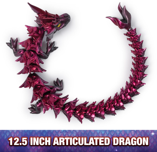 Crystalynx Dragons 12.5" Articulated Dragon Display Egg