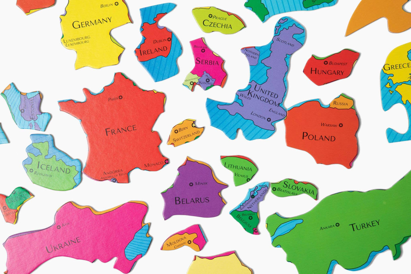 Europe GeoPuzzle - 58 pieces