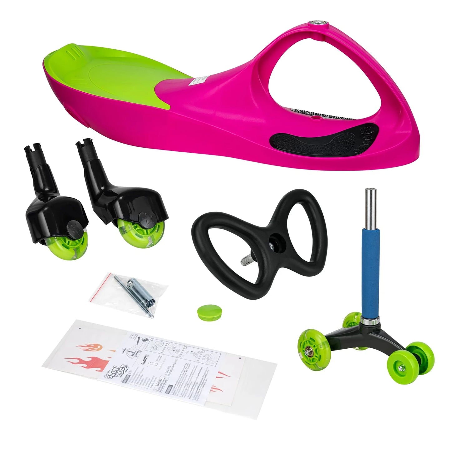 Light Glow Rider Pink/Green