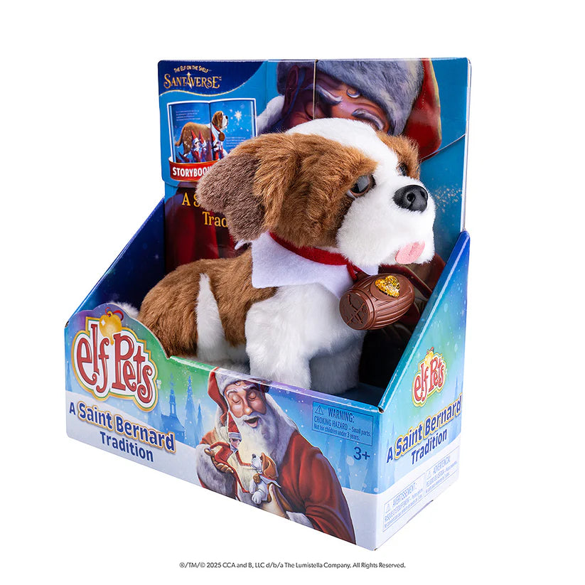 Elf Pets: A St. Bernard Tradition