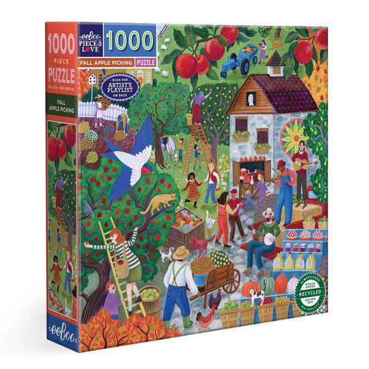 Fall Apple Picking 1000pc Puzzle