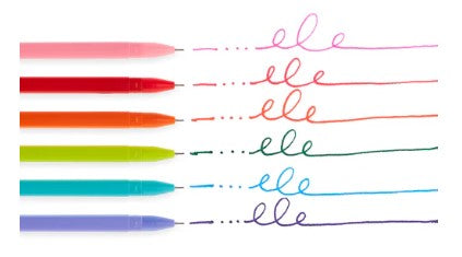 Fine Line Colored Gel Pens (Ooly)