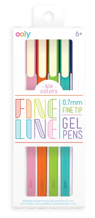 Fine Line Colored Gel Pens (Ooly)