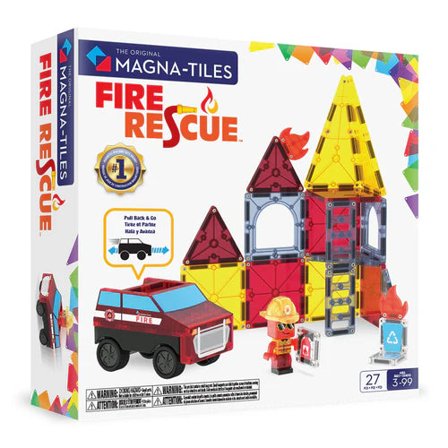 Magna-Tiles Fire Rescue 27-pc Set