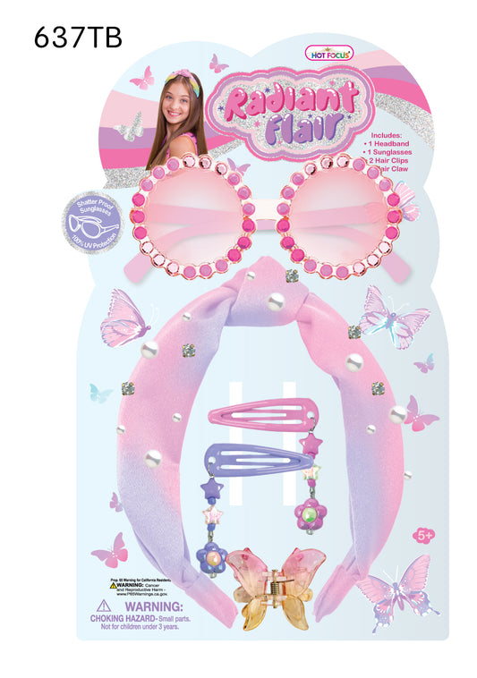 Tie Dye Butterfly Radiant Flair