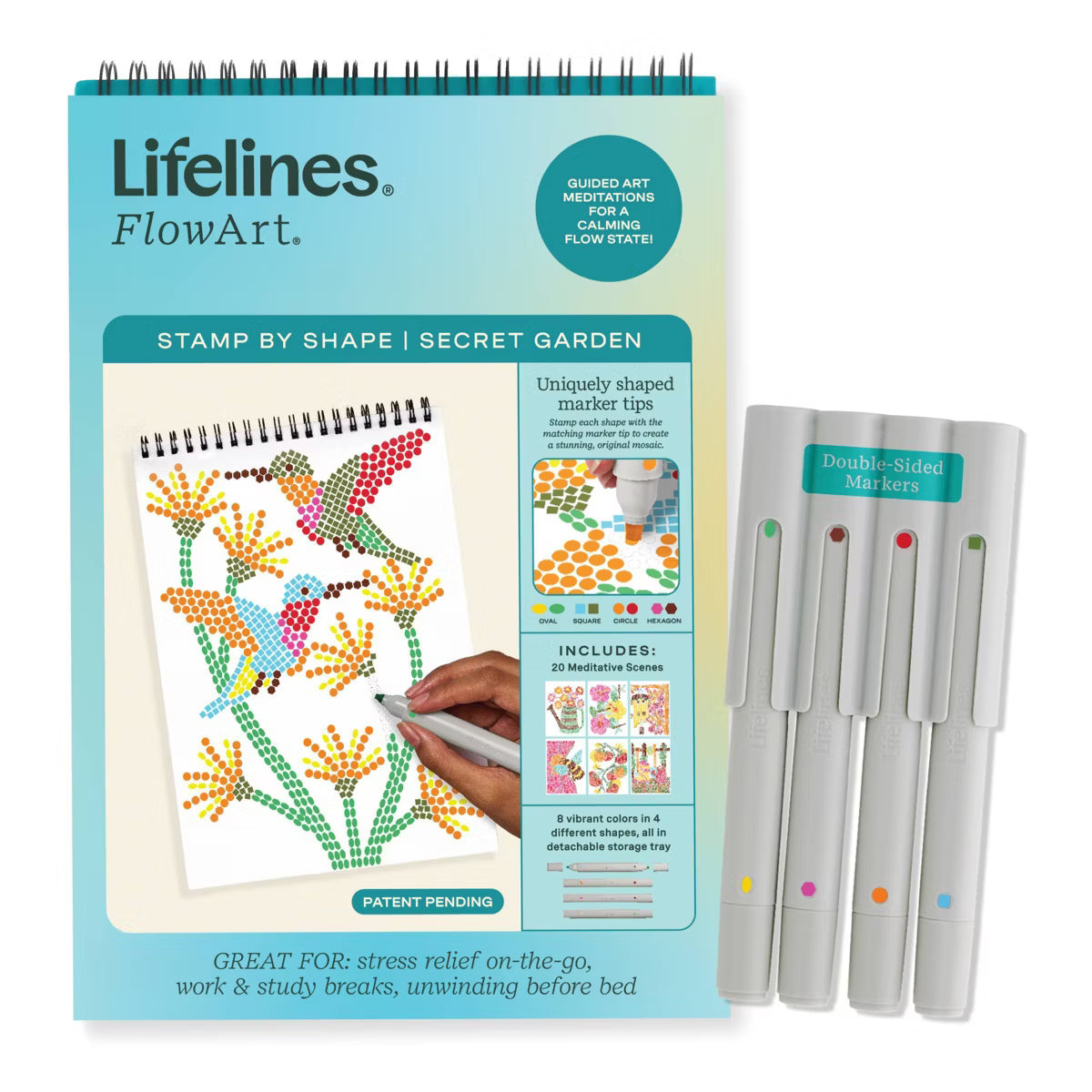 Lifelines FlowArt: Secret Garden (Stamp by Shape)
