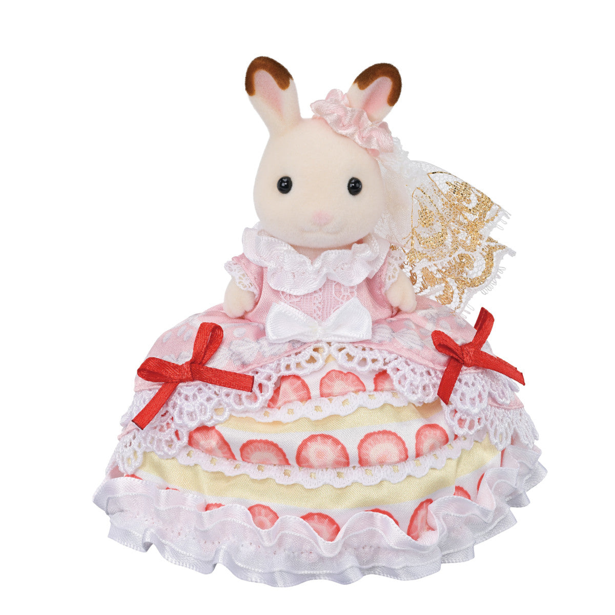 Calico Critters Freya's Birthday Celebration (Strawberry Cake Dress)