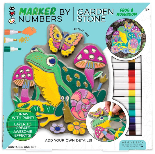 Marker by Number Garden Stone