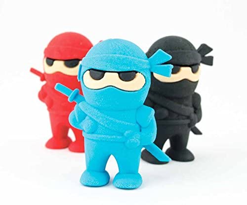 Ninja Erasers - Set of 3