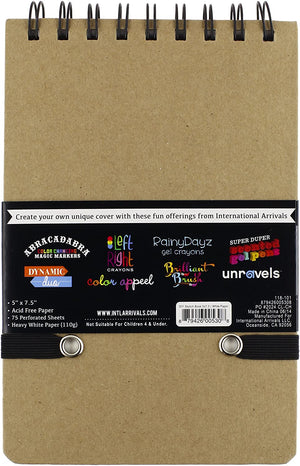 DIY Sketchbook White