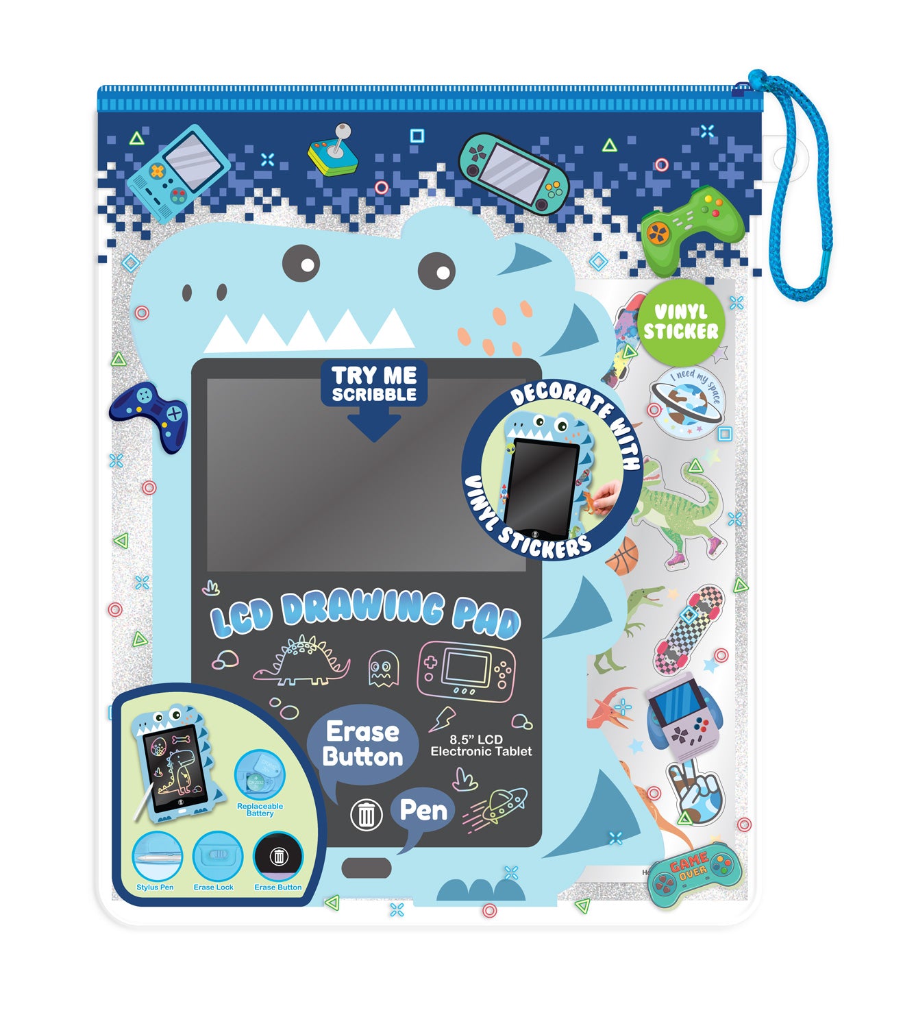 LCD Drawing Pad: Dinosaurs (Hot Focus)