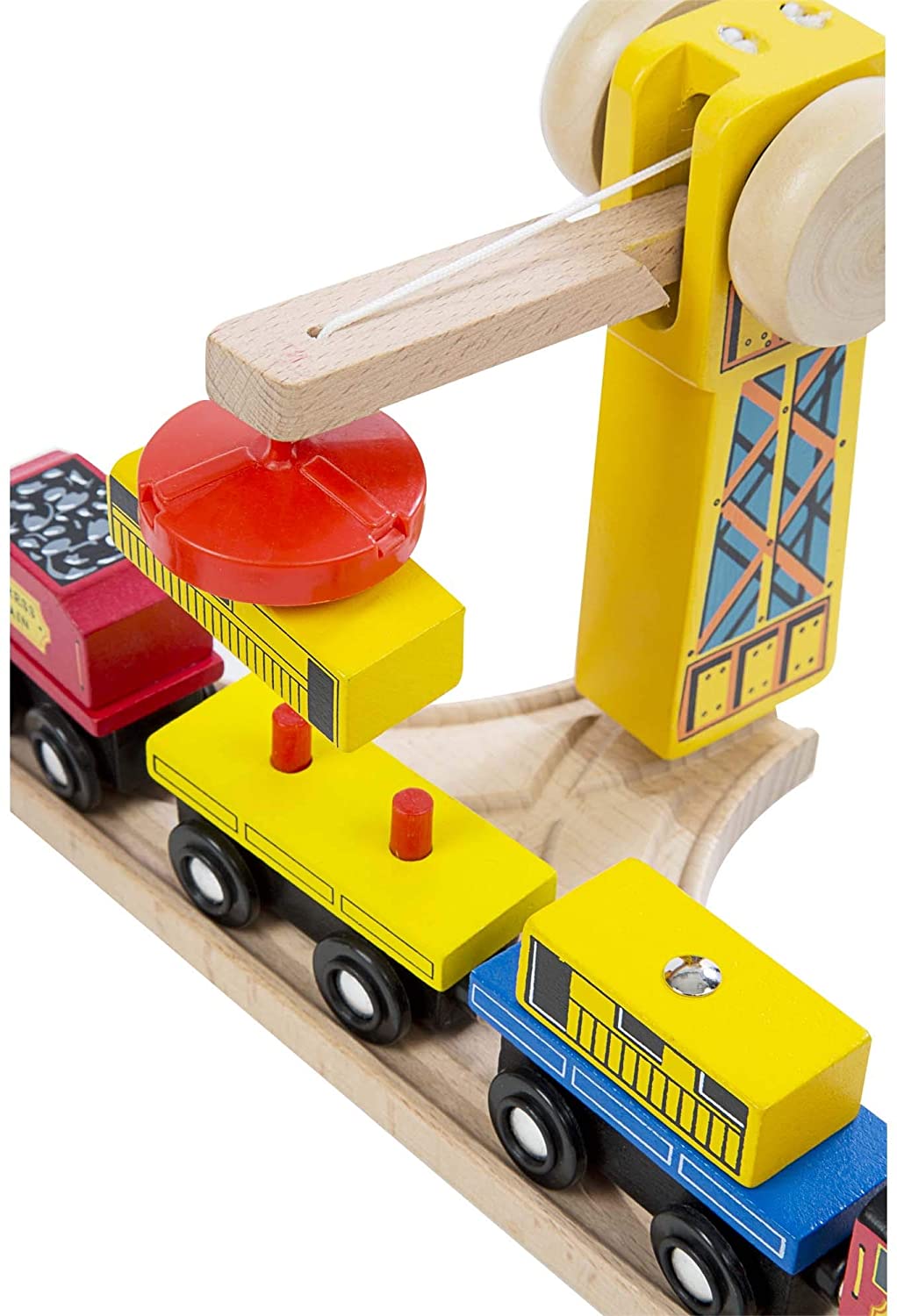 Wooden Railway Train Set