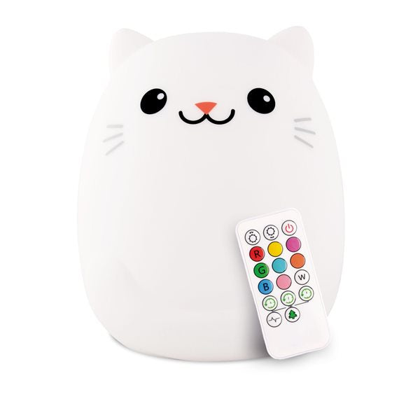 Lumipets® Cat with Remote - Children's Nursery Touch Night Light