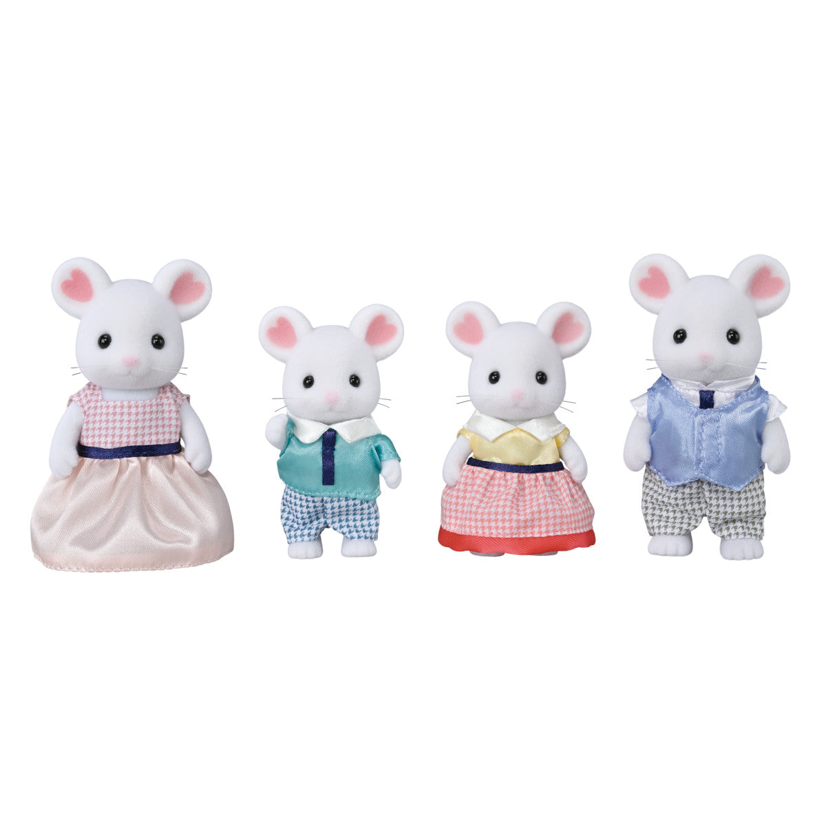 Calico Critters Marshmallow Mouse Family (Bilingual Packaging)