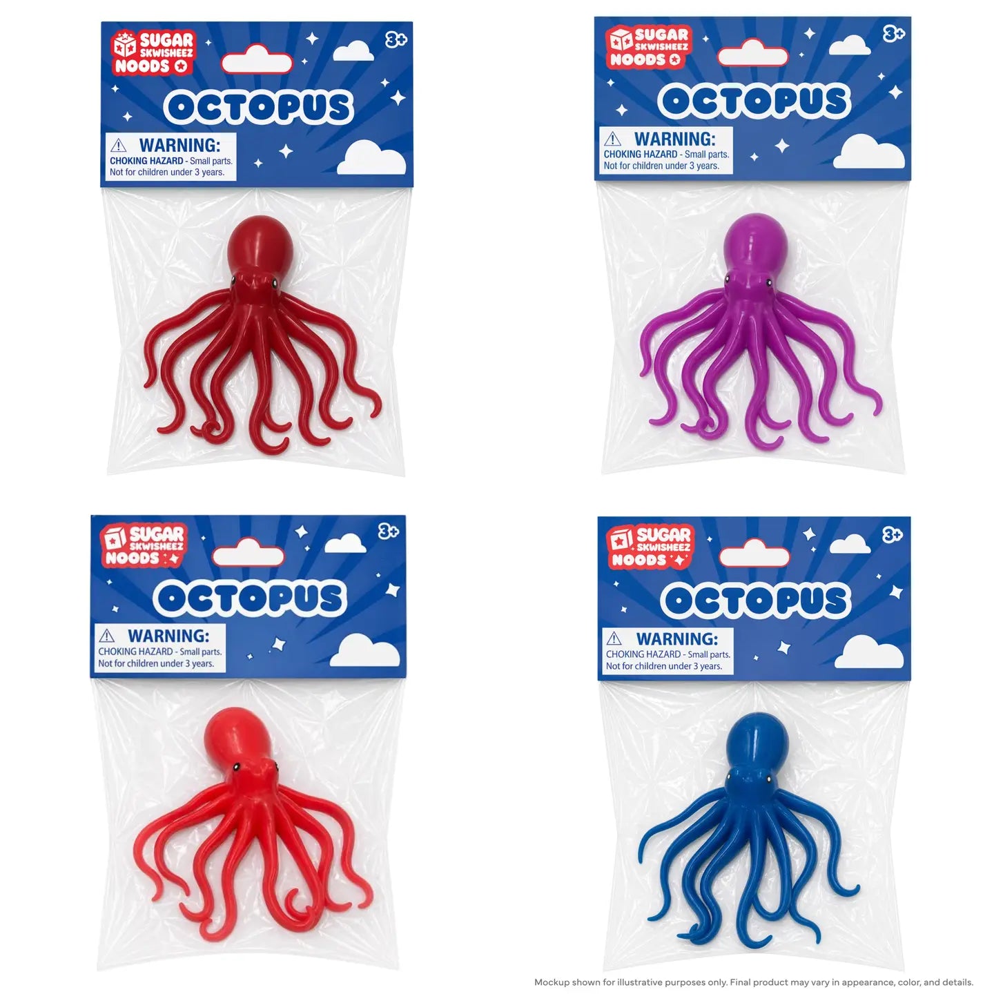 Sugar Skwisheez Octopus
